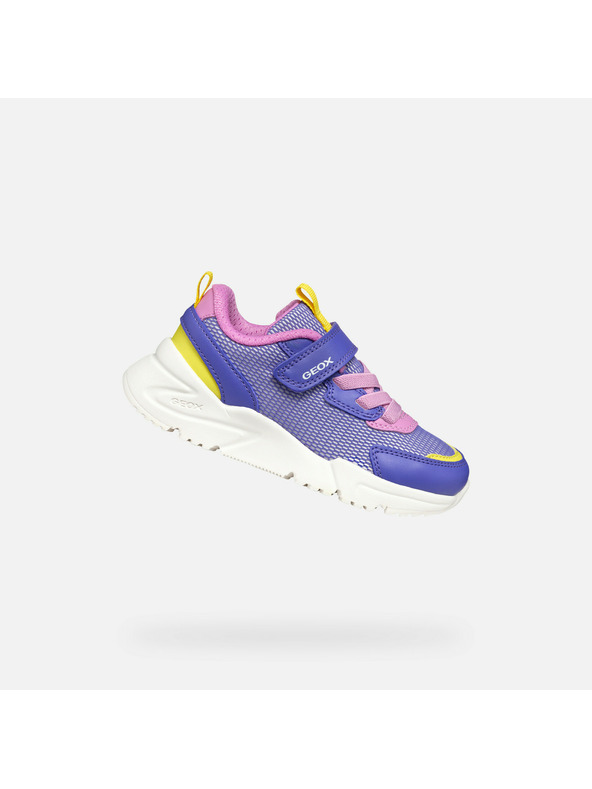 Geox Fialové dievčenské tenisky Geox Loftus