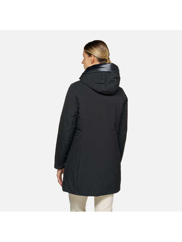 Geox Čierna dámska parka Geox Spherica