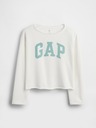 GAP Detská mikina s logom a fleece GAP