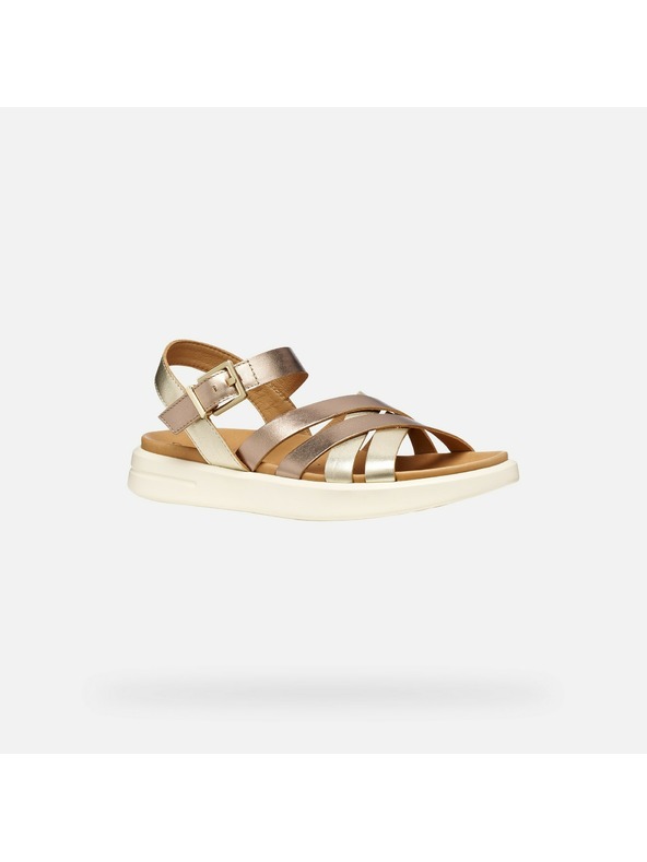 Geox Béžové dámske sandále Geox Xand 2S