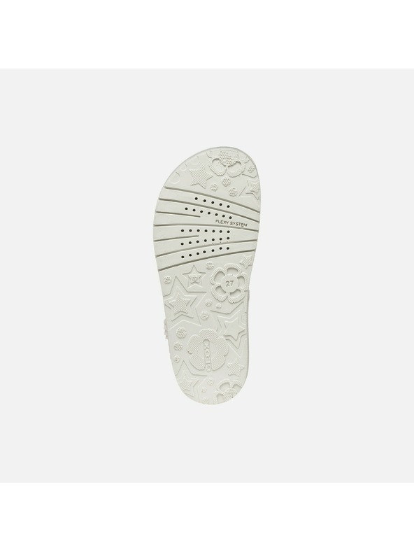 Geox Biele dievčenské sandále Geox Sandal Costarei
