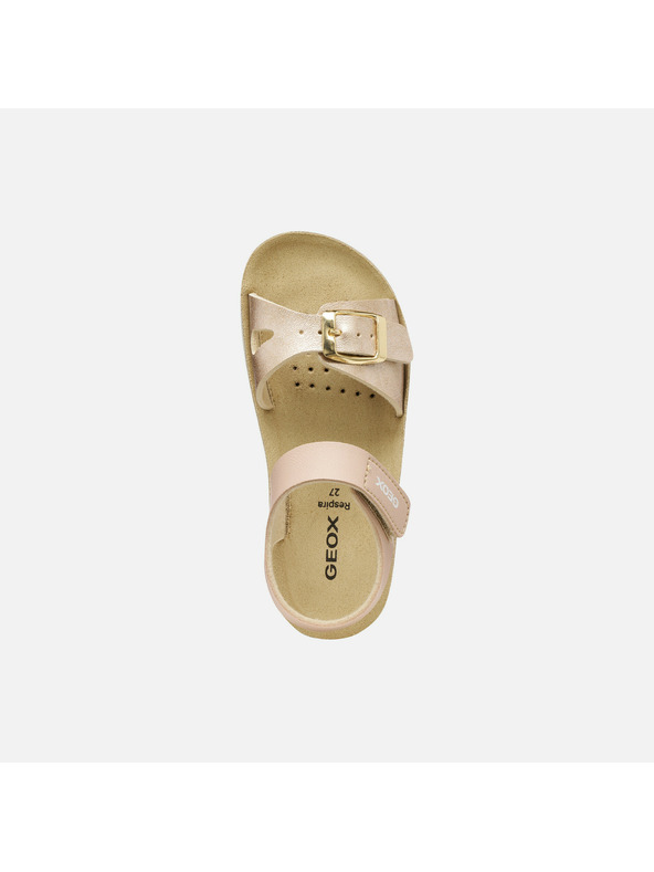 Geox Svetloružové dievčenské sandále Geox Sandal Costarei