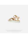 Geox Svetloružové dievčenské sandále Geox Sandal Costarei