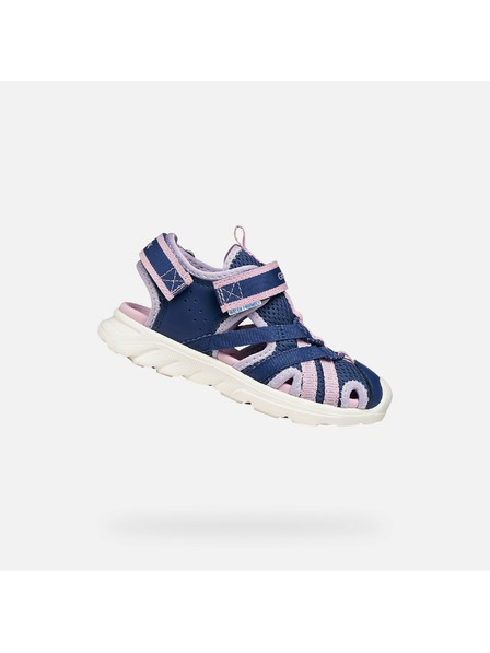 Geox Tmavomodré dievčenské sandále Geox Sandal Airadyum