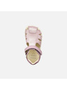 Geox Ružové dievčenské barefoot sandále Geox Sandal Steppieup