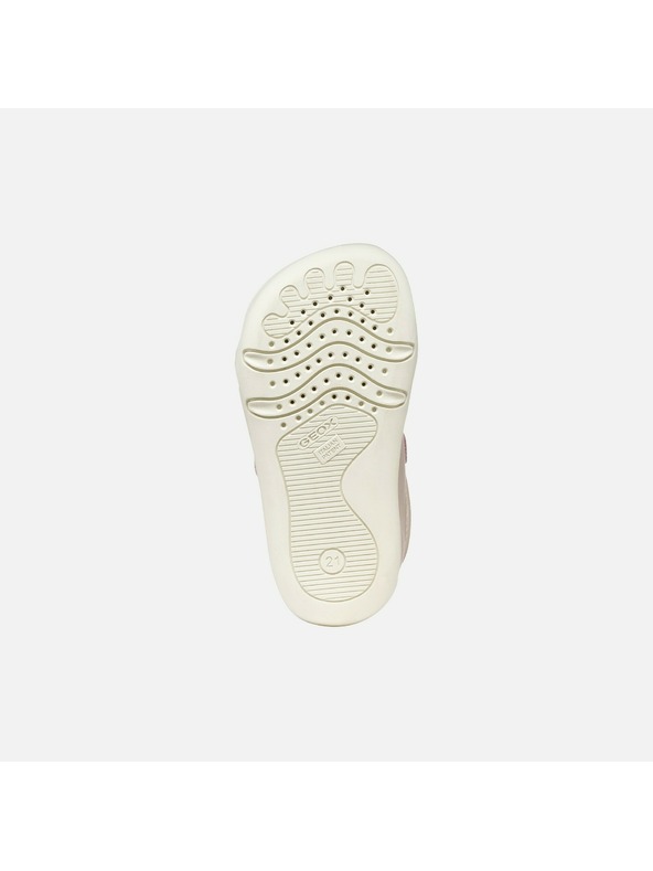 Geox Svetloružové dievčenské barefoot tenisky Geox Steppieup