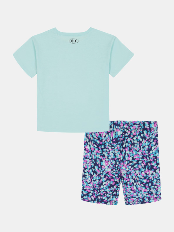 Under Armour Dievčenský set Under Armour UA PRINTED BIKE SHORT SET