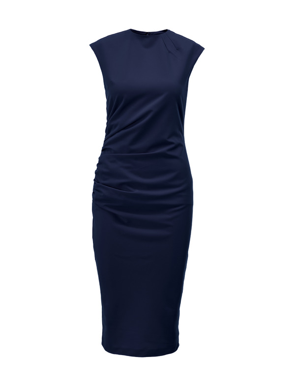 Orsay Tmavomodré dámske midi šaty ORSAY