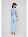 Moodo Nohavice s nohavicami v kant modré Moodo
