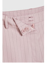 Moodo Nohavice v jemné pruhy ružové Moodo