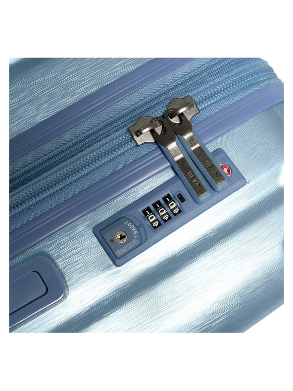 Heys Cestovný kufor Heys Alumix M Icy Blue