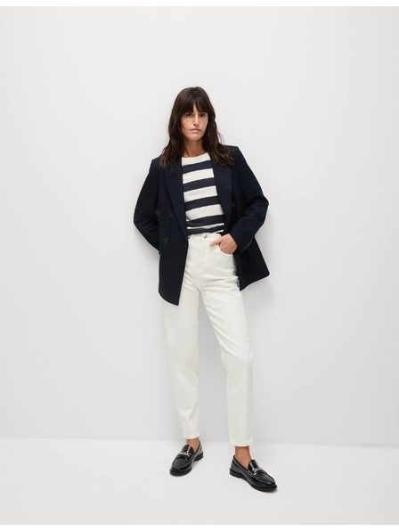 Marks & Spencer Džínsy strihu Mom s vysokým pásom Marks & Spencer smotanová