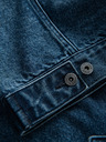 Ombre Clothing Pánska džínsová bunda katána s praním - modrá V4 OM-JADJ-0219 Ombre Clothing