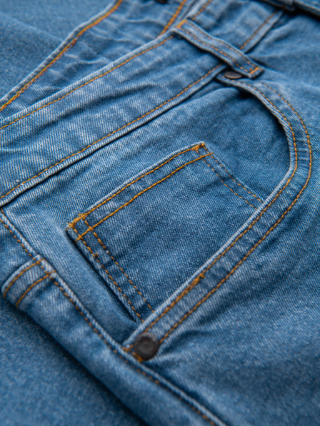 Ombre Clothing Pánske džínsové nohavice rozšírené REGULAR FIT - modré V3 OM-PADP-0241 Ombre Clothing