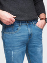 Ombre Clothing Pánske džínsové nohavice rozšírené REGULAR FIT - modré V3 OM-PADP-0241 Ombre Clothing