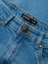 Ombre Clothing Pánske džínsové nohavice rozšírené REGULAR FIT - modré V3 OM-PADP-0241 Ombre Clothing