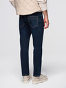 Ombre Clothing Pánske džínsové nohavice REGULAR FIT - tmavo modré V4 OM-PADP-0241 Ombre Clothing
