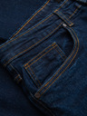 Ombre Clothing Pánske džínsové nohavice REGULAR FIT - tmavo modré V4 OM-PADP-0241 Ombre Clothing
