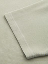 Ombre Clothing Pánske tričko s okrúhlym výstrihom a vafľovou štruktúrou - pistáciová V4 OM-TSCT-0197 Ombre Clothing