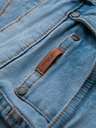 Ombre Clothing Pánske džínsové nohavice JOGGERY s klasickým rozparkom - svetlo modré V1 OM-PADJ-0265 Ombre Clothing