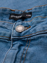 Ombre Clothing Pánske džínsové nohavice REGULAR FIT s ostrihnutím - svetlo modré V1 OM-PADP-0254 Ombre Clothing