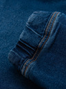 Ombre Clothing Pánske džínsové nohavice JOGGERS s klasickým rozparkom - modré V2 OM-PADJ-0265 Ombre Clothing