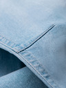 Ombre Clothing Pánske džínsové nohavice JOGGERS s pracím efektom - svetlo modré V1 OM-PADJ-0267 Ombre Clothing