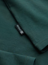 Ombre Clothing Pánsky roláik s dlhým rukávom - tmavo zelený V7 OM-OM-LSCL-0130 Ombre Clothing