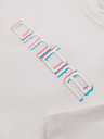 Ombre Clothing Pánske tričko s výšivkou na hrudi - biele V2 OM-TSPT-0248 Ombre Clothing