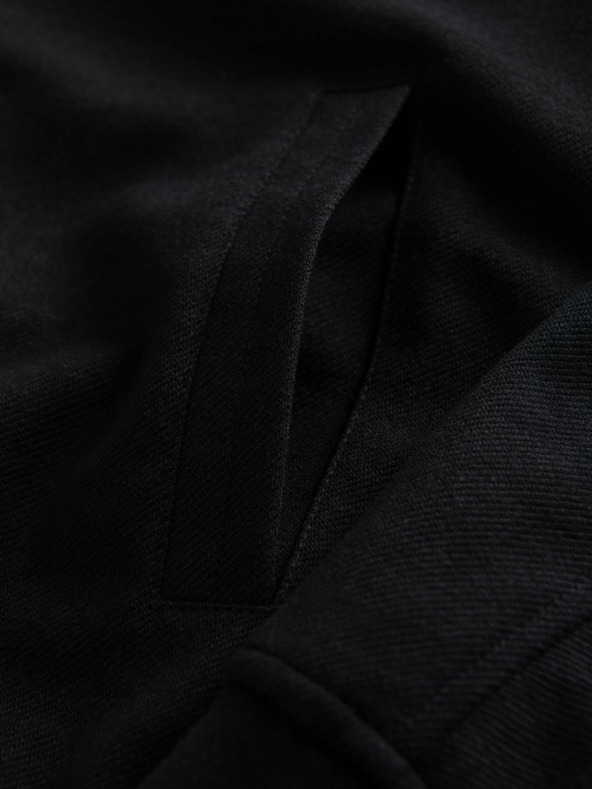 Ombre Clothing Pánska bunda bomber s raglánovými rukávmi - čierna V1 OM-JANP-0159 Ombre Clothing