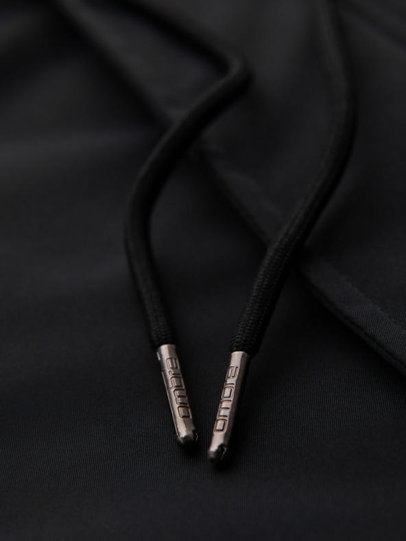 Ombre Clothing Klasická dlhá pánska bunda parka - čierna V6 OM-JAPJ-0313 Ombre Clothing