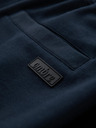 Ombre Clothing Pánske tepláky s rovnou nohavicou a gumovými detailami - tmavo modré V2 OM-PASK-0281 Ombre Clothing