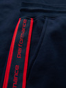 Ombre Clothing Pánske športové nohavice s lemovaním - tmavo modré V3 OM-PASK-0284 Ombre Clothing