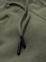 Ombre Clothing Pánske tepláky joggers - olivové V4 OM-PASK-0280 Ombre Clothing