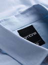 Ombre Clothing Pánska klasická bavlnená košeľa REGULAR - modrá V1 K699 Ombre Clothing