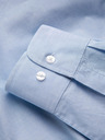 Ombre Clothing Pánska klasická bavlnená košeľa REGULAR - modrá V1 K699 Ombre Clothing