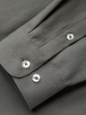 Ombre Clothing Pánska košeľa klasického regular fit strihu - khaki V4 K694 Ombre Clothing