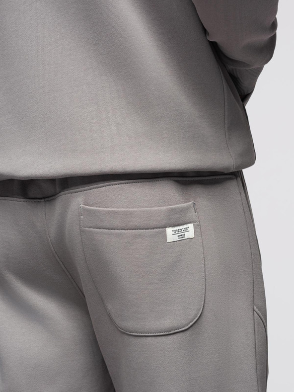 Ombre Clothing Pánska tepláková súprava mikina s kapucňou + nohavice jogger - sivá V8 Z119 Ombre Clothing