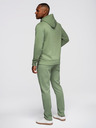 Ombre Clothing Pánska tepláková súprava mikina + nohavice regular fit - svetlo zelená V3 Z120 Ombre Clothing