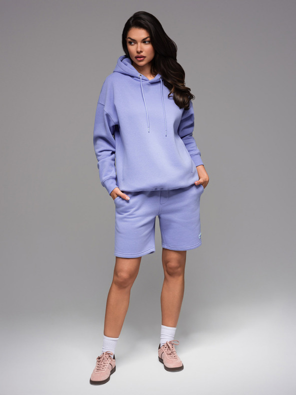 Ombre Clothing UNISEX tepláková súprava mikina + šortky - levanduľová V9 Z110 Ombre Clothing