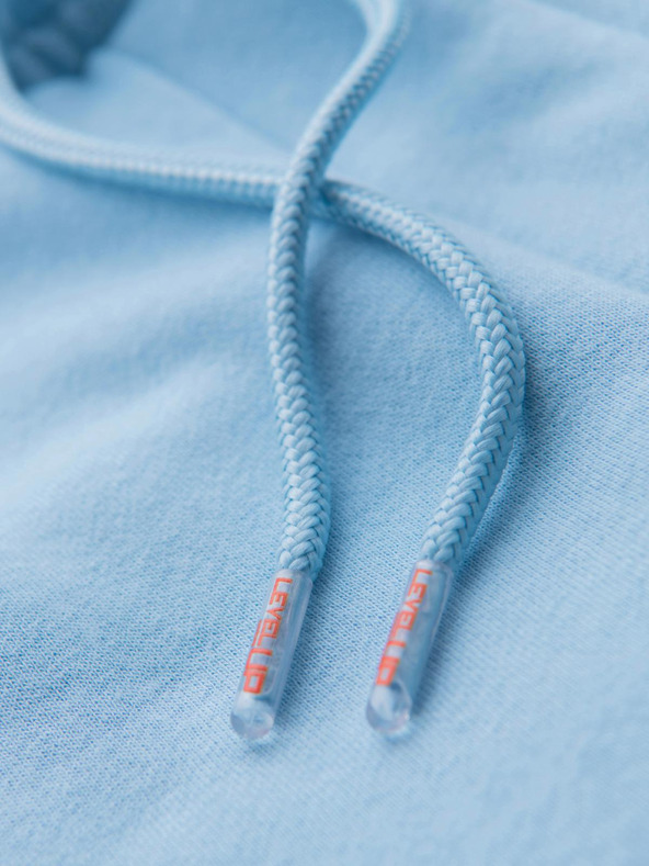 Ombre Clothing Unisex teplákové šortky s rebrovaným pásom - modré V8 OU-SRBC-0101 Ombre Clothing