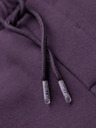 Ombre Clothing Unisex teplákové šortky so ťahacím šnúrkom v pase - fialové V13 OU-SRBC-0101 Ombre Clothing