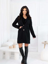 Edoti Módny dámsky kabát CLR042 - čierny EDOTI