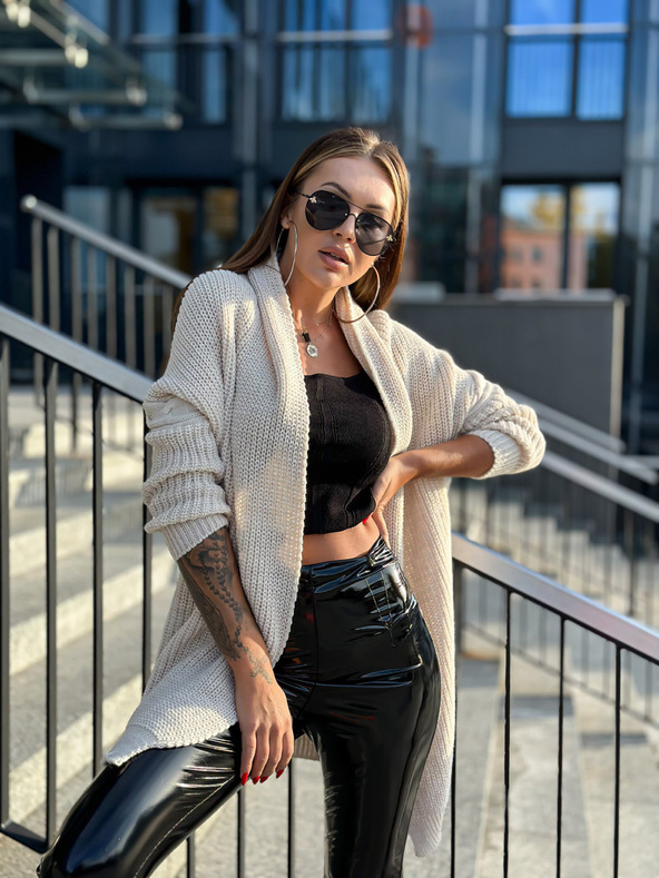 Edoti Dámsky sveter 022ELR - béžová EDOTI