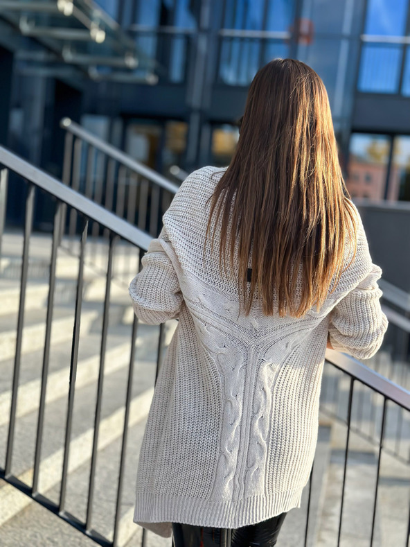 Edoti Dámsky sveter 022ELR - béžová EDOTI