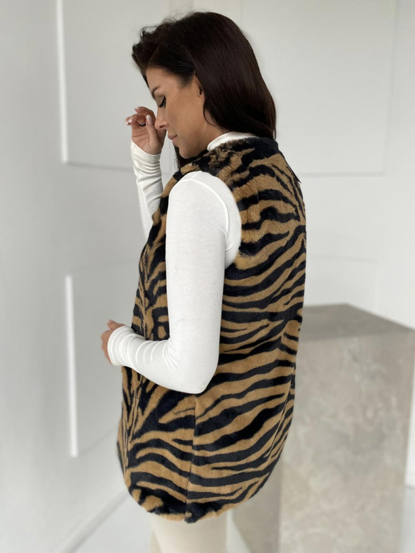 Edoti Dámska vesta VLR013 - hnedá EDOTI