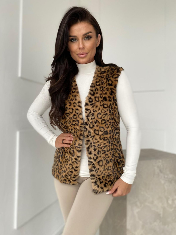 Edoti Dámska vesta VLR011 - béžová EDOTI