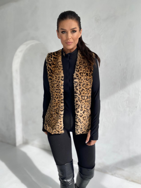 Edoti Dámska vesta VLR011 - béžová EDOTI