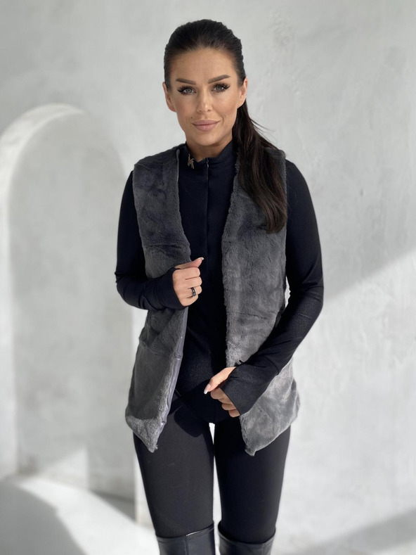 Edoti Dámska vesta VLR012 - antracitová EDOTI