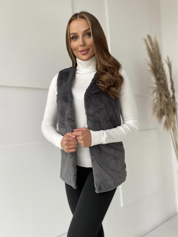 Edoti Dámska vesta VLR012 - antracitová EDOTI